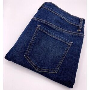 Gloria Vanderbilt Women's Amanda Tapered Leg High Rise Blue Jean 14 Short